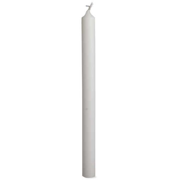 12 - inch Straight Candles White, Set of 12 - Kitchen Supply Wholesale - 12 - inch Straight Candles White, Set of 12