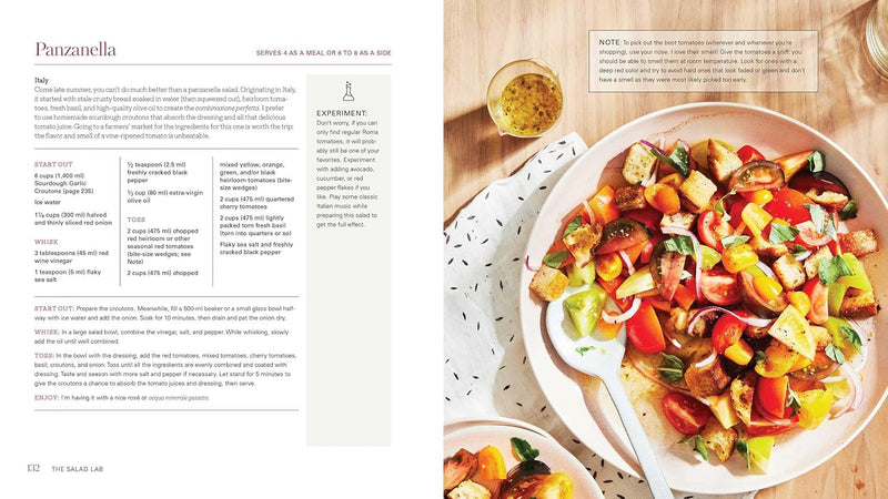 The Salad Lab: Whisk, Toss, Enjoy!: Recipes for Making Fabulous Salads Every Day (A Cookbook) (Spiral Bound)