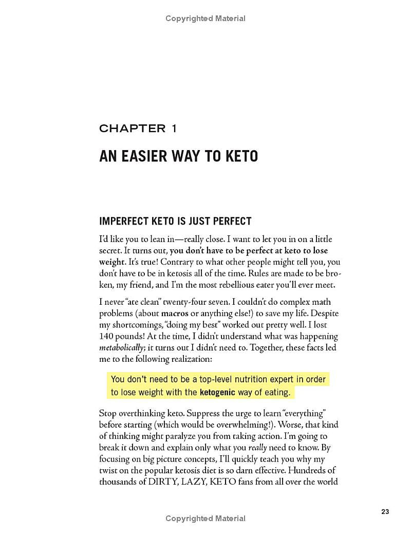 The DIRTY, LAZY, KETO 5-Ingredient Cookbook: 100 Easy-Peasy Recipes Low in Carbs, Big on Flavor (Spiral Bound)