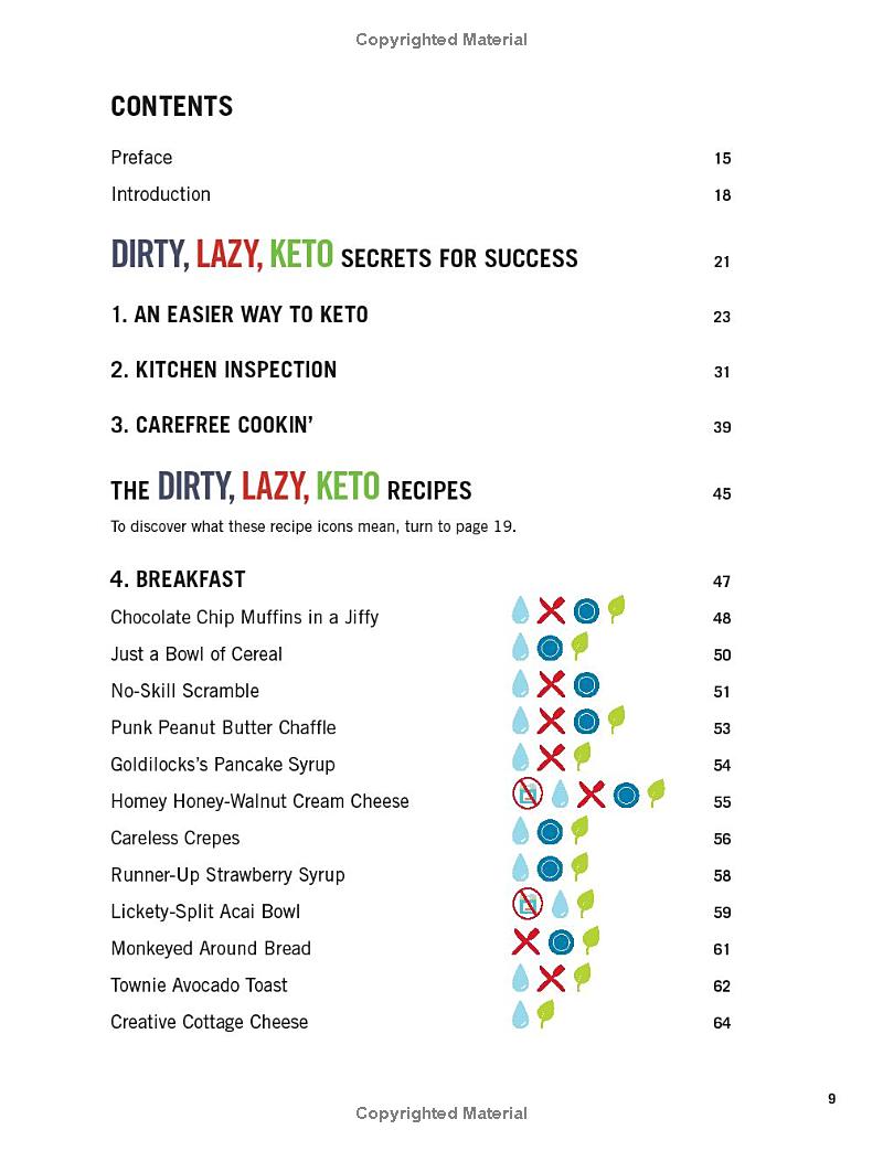 The DIRTY, LAZY, KETO 5-Ingredient Cookbook: 100 Easy-Peasy Recipes Low in Carbs, Big on Flavor (Spiral Bound)