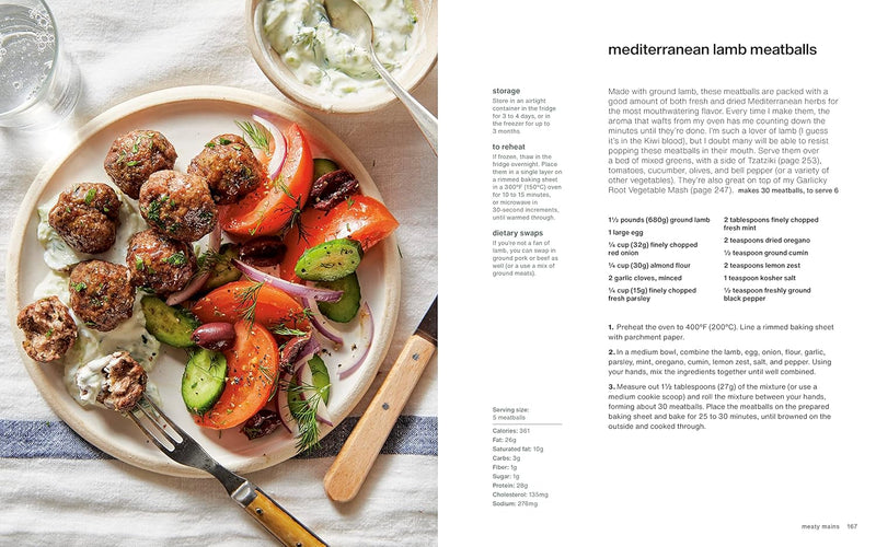 Downshiftology Healthy Meal Prep: 100+ Make-Ahead Recipes and Quick-Assembly Meals (Spiral Bound)