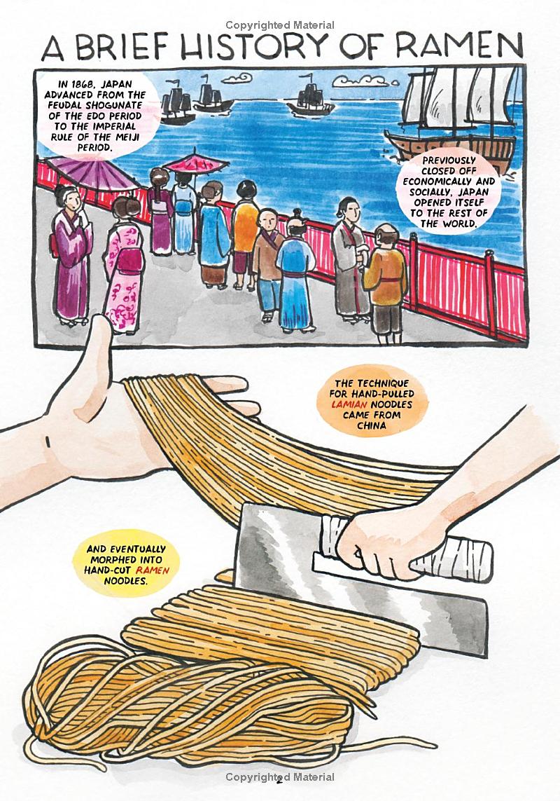 Let's Make Ramen!: A Comic Book Cookbook (Spiral-Bound)