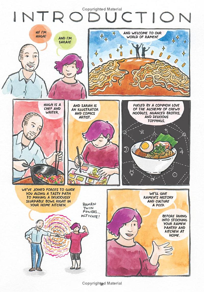 Let's Make Ramen!: A Comic Book Cookbook (Spiral-Bound)