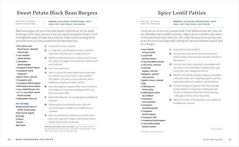 Mediterranean Air Fryer: 95 Healthy Recipes to Fry, Roast, Bake, and Grill (Spiral Bound)