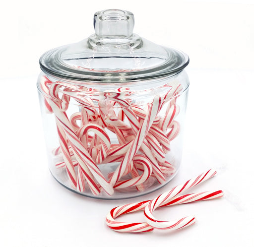 Glass Heritage Jar with Glass Lid Half Gallon