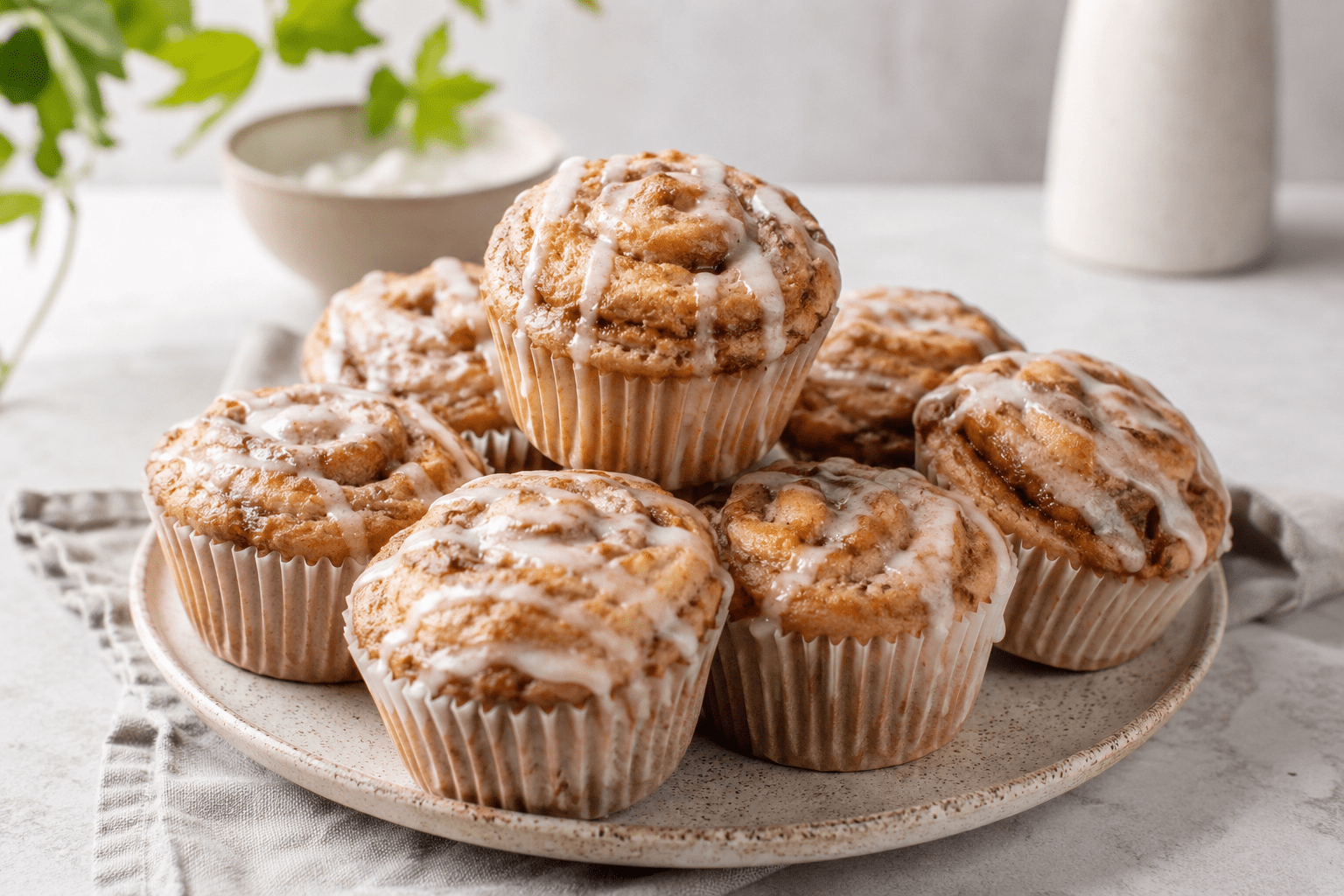 Cinnamon Roll Sourdough Discard Muffins - Kitchen Supply Wholesale