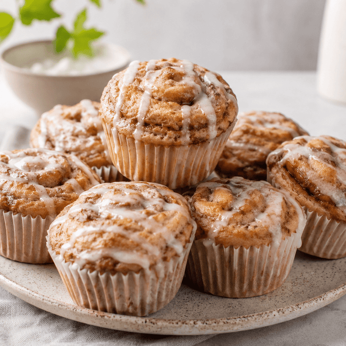 Cinnamon Roll Sourdough Discard Muffins - Kitchen Supply Wholesale