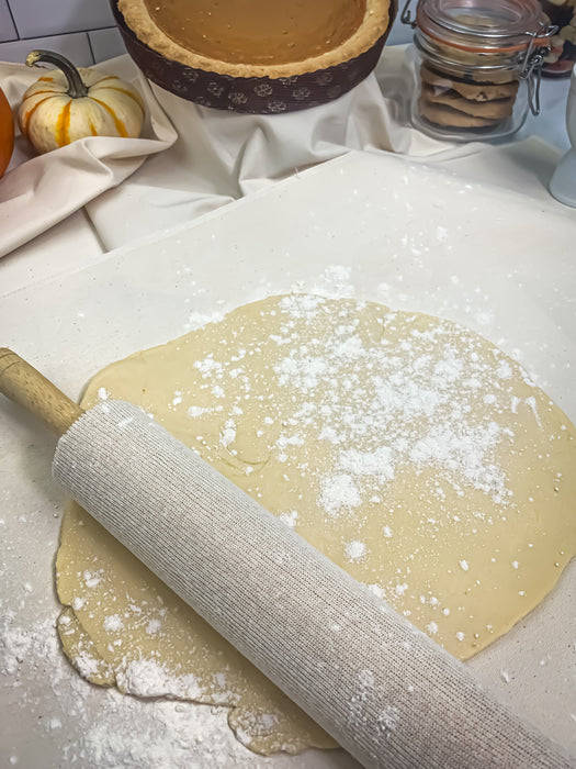 Kitchen Supply Pastry Cloth and Rolling Pin Cover Set