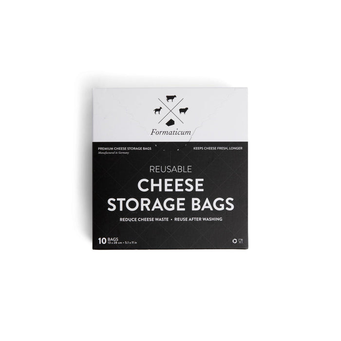Sacs de conservation de fromage réutilisables de qualité supérieure, boîte de 10