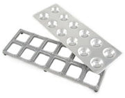 Ravioli Form with Press for 1.75" Square Homemade Ravioli Italian Specialties