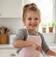 Child's Apron in Pink Stripe Aprons, Chef's Jackets, Hats from Kitchen Supply