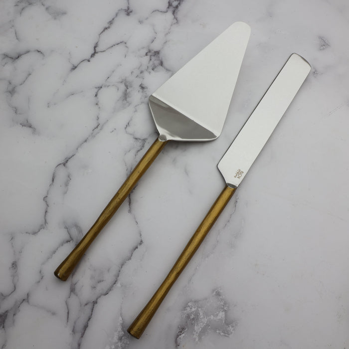 CAMELLIA CAKE SERVER 2 PC. SET