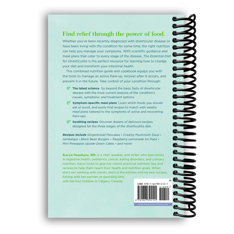 The Essential Diet for Diverticulitis: A 3-Stage Nutrition Guide to Manage and Prevent Flare-Ups (Spiral Bound) Spiral Bound from Kitchen Supply