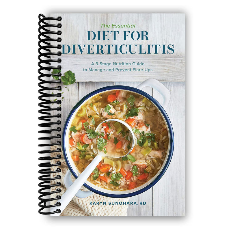 The Essential Diet for Diverticulitis: A 3-Stage Nutrition Guide to Manage and Prevent Flare-Ups (Spiral Bound) Spiral Bound from Kitchen Supply