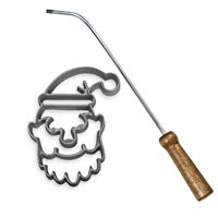 Santa Rosette Set with Handle