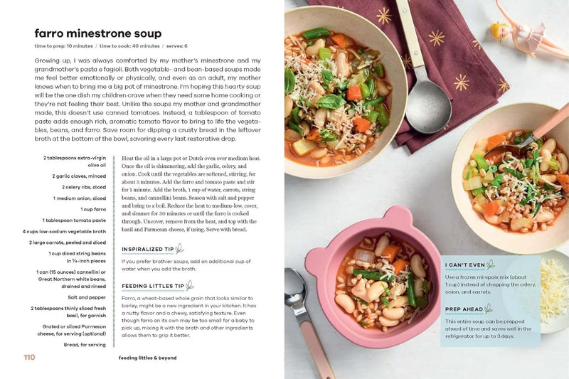 Feeding Littles and Beyond: 100 Baby-Led-Weaning-Friendly Recipes the Whole Family Will Love (Spiral Bound) Spiral Bound from Kitchen Supply