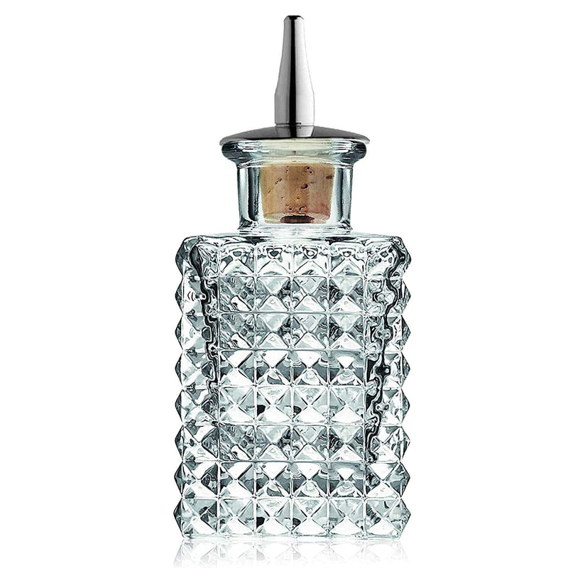 Vintage Square Bitters Bottle