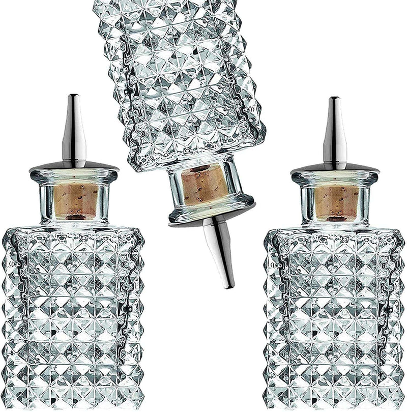 Vintage Square Bitters Bottle