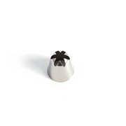 Closed Star Pastry Piping Tip 1/2'' Opening Diameter- Stainless Steel Baking Essentials from Kitchen Supply
