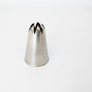 Closed Star Pastry Piping Tip 1/2'' Opening Diameter- Stainless Steel Baking Essentials from Kitchen Supply