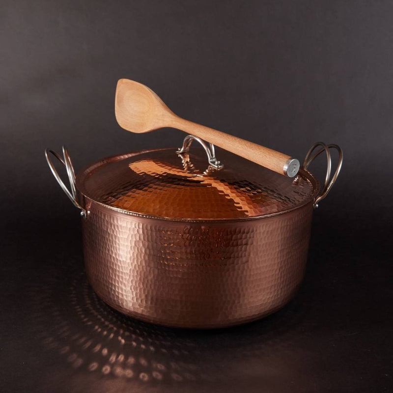 Beautiful and Big Copper Dutch Ovens Pots & Pans from Kitchen Supply