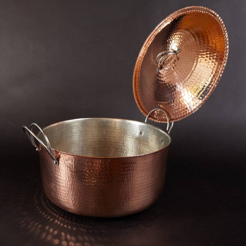 Beautiful and Big Copper Dutch Ovens Pots & Pans from Kitchen Supply