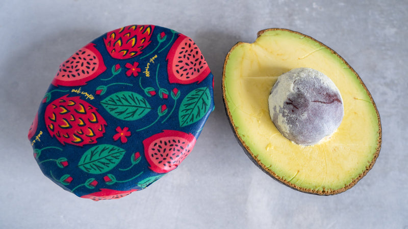 Beeswax Wrap Bulk Roll - Dragonfruit Print