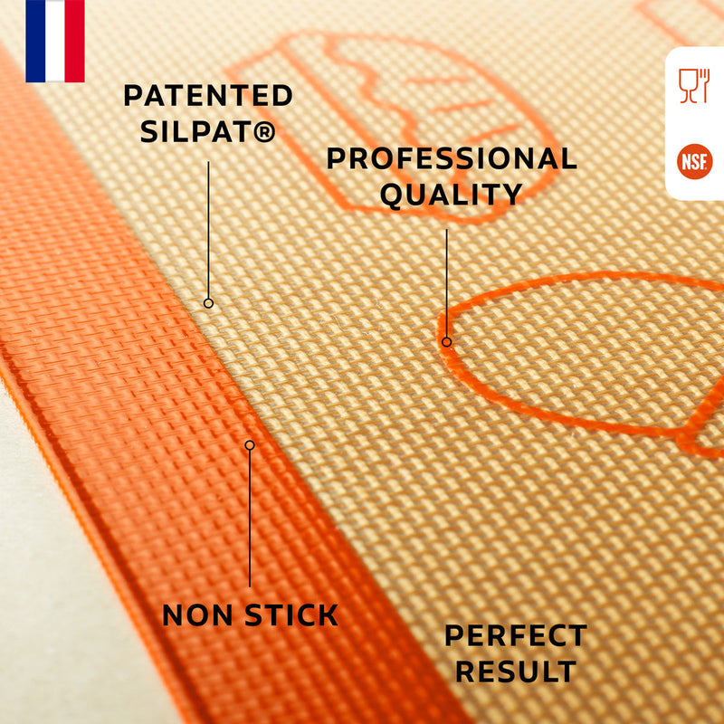 Silpat Thanksgiving Half Size Baking Mat - Limited Edition