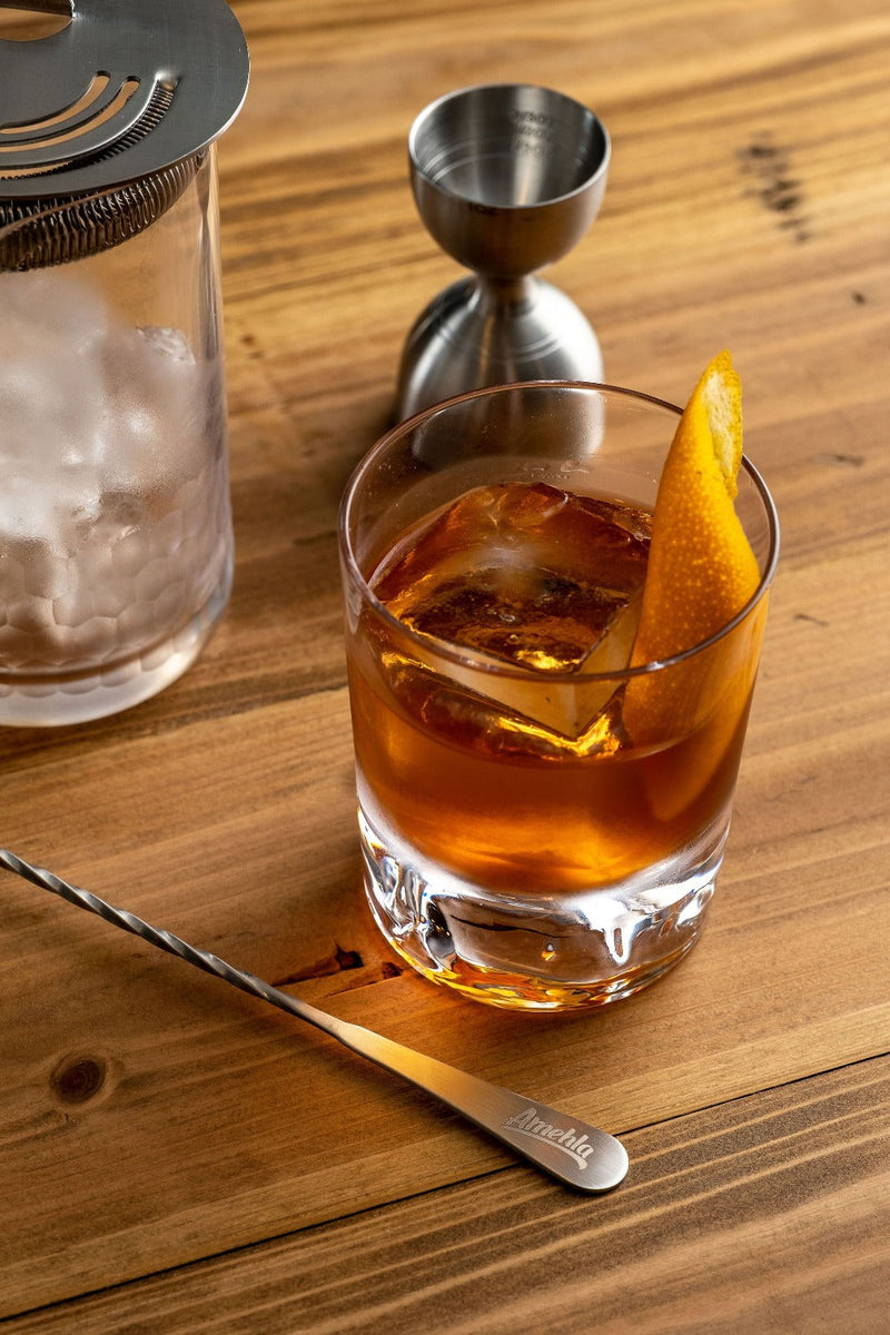 8 Piece Mixology Set with Barware & Drinkware