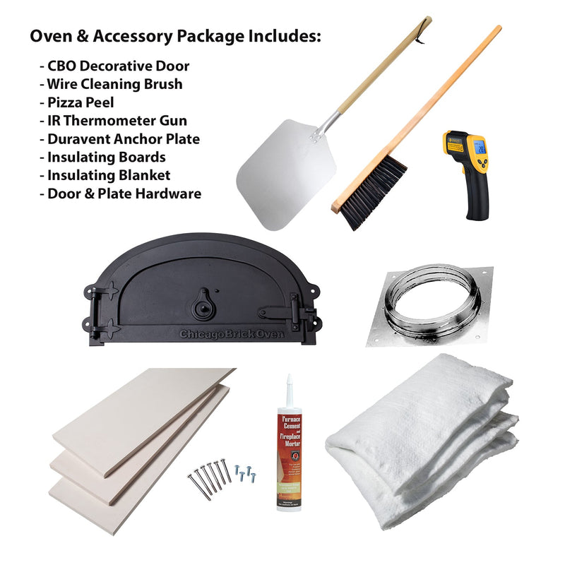 CBO 750 Hybrid Pizza Oven DIY Kit (Residential) | Dual-Fuel (Gas and Wood)