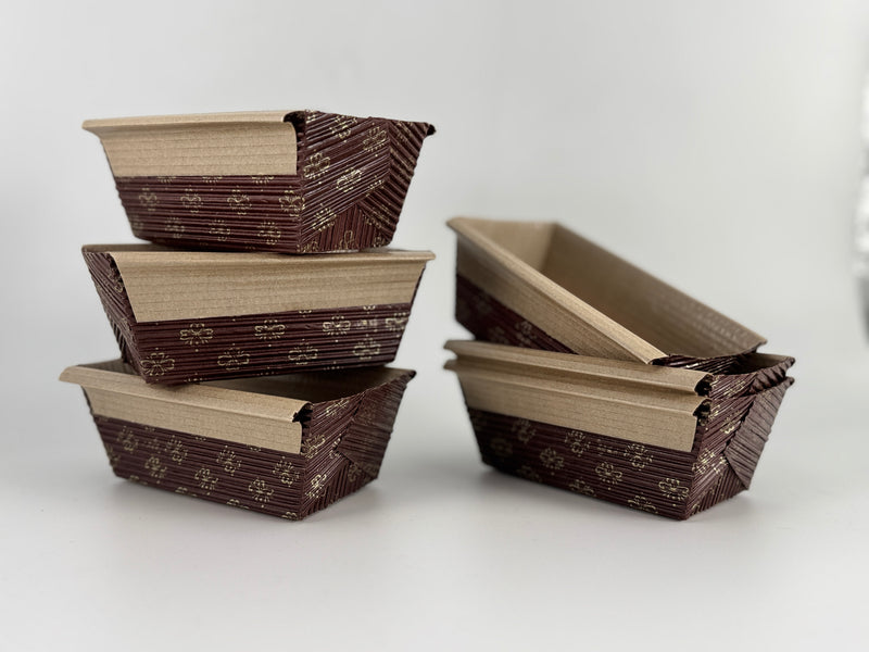 Mini Paper Loaf Pan, 6-Pack