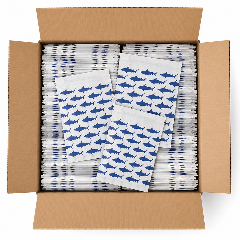500 Self-Sealing Sandwich Bags - Shark Recyclable from Kitchen Supply