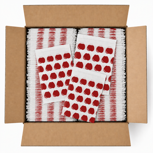 500 Self-Sealing Sandwich Bags - Apple Recyclable from Kitchen Supply