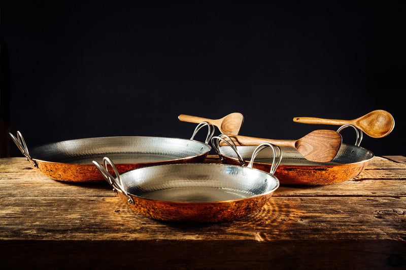 Alicante Copper Paella Pan Pots & Pans from Kitchen Supply