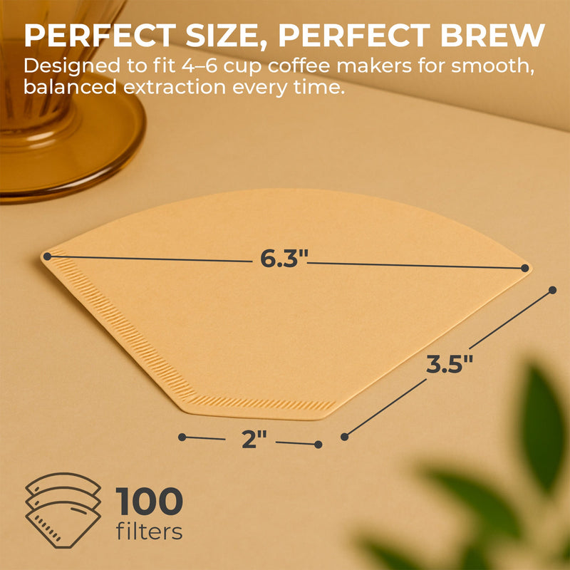 Organic Premium Coffee Filters #2, KFCF02B Coffee Filters -