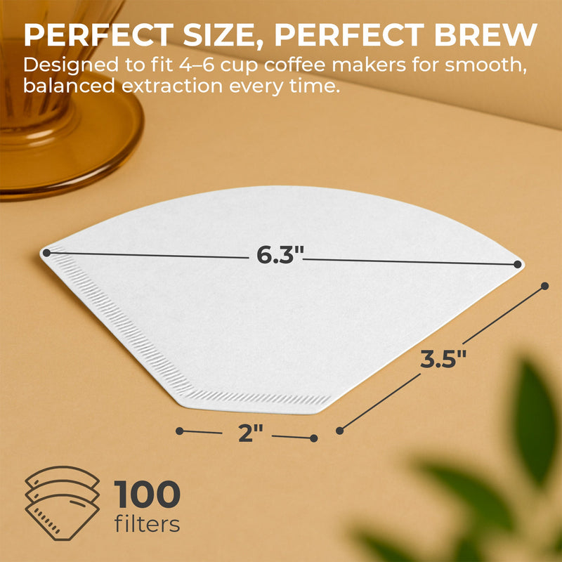 Organic Premium Coffee Filters #2, KFCF02W Coffee Filters -