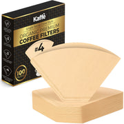 Organic Premium Coffee Filters #4, KFCF04B Coffee Filters -