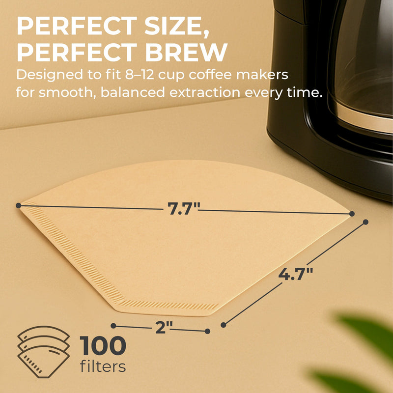 Organic Premium Coffee Filters #4, KFCF04B Coffee Filters -