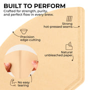 Organic Premium Coffee Filters #4, KFCF04B Coffee Filters -
