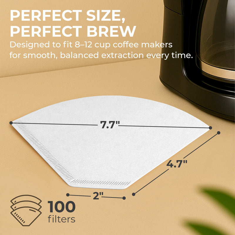 Organic Premium Coffee Filters #4, KFCF04W Coffee Filters -