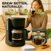 Organic Premium Coffee Filters #4, KFCF04W Coffee Filters -