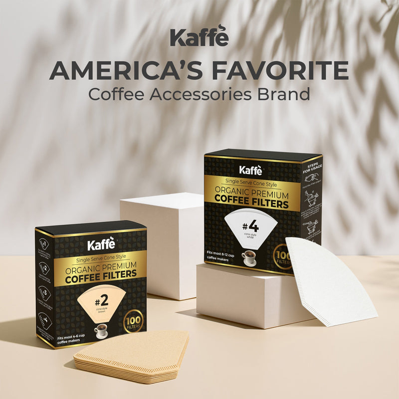 Organic Premium Coffee Filters #4, KFCF04W Coffee Filters -