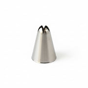Closed Star Pastry Piping Tip 1/2'' Opening Diameter- Stainless Steel Baking Essentials from Kitchen Supply