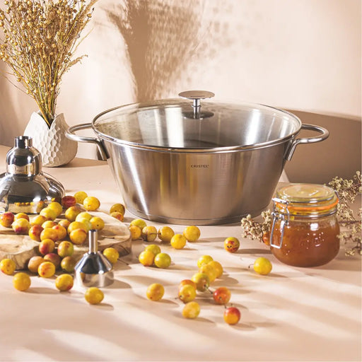 Preserve pan with glass Lid Preserve pan from Kitchen Supply