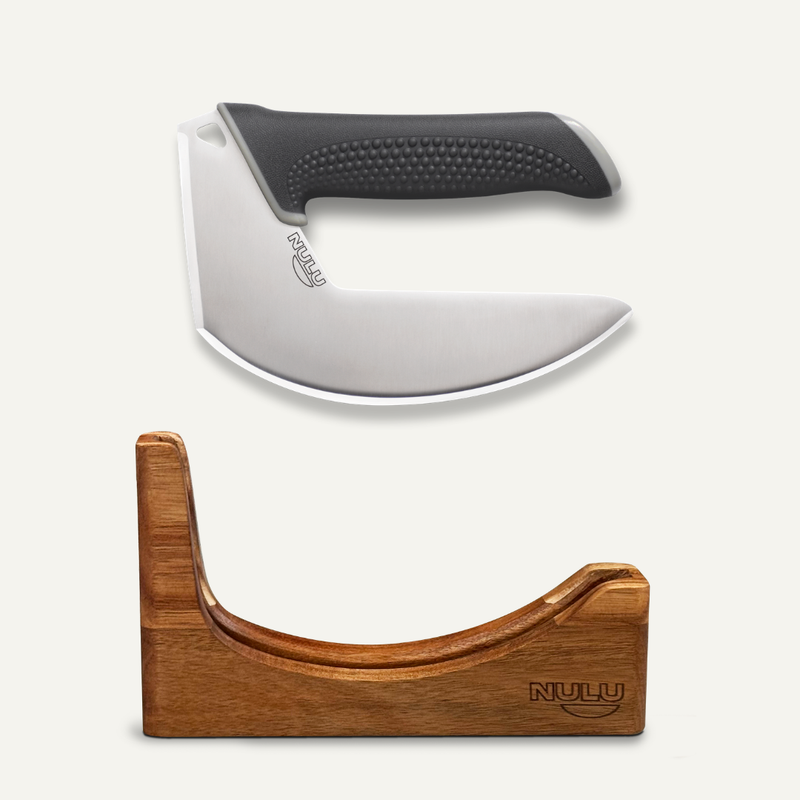 Bundle: NULU Knife and Dock Bundles Acacia from Kitchen Supply