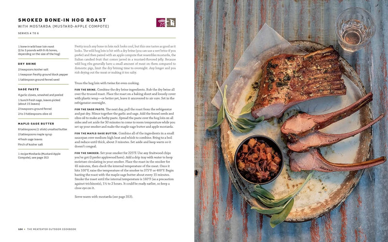 The MeatEater Outdoor Cookbook: Wild Game Recipes for the Grill, Smoker, Campstove, and Campfire (Spiral Bound)