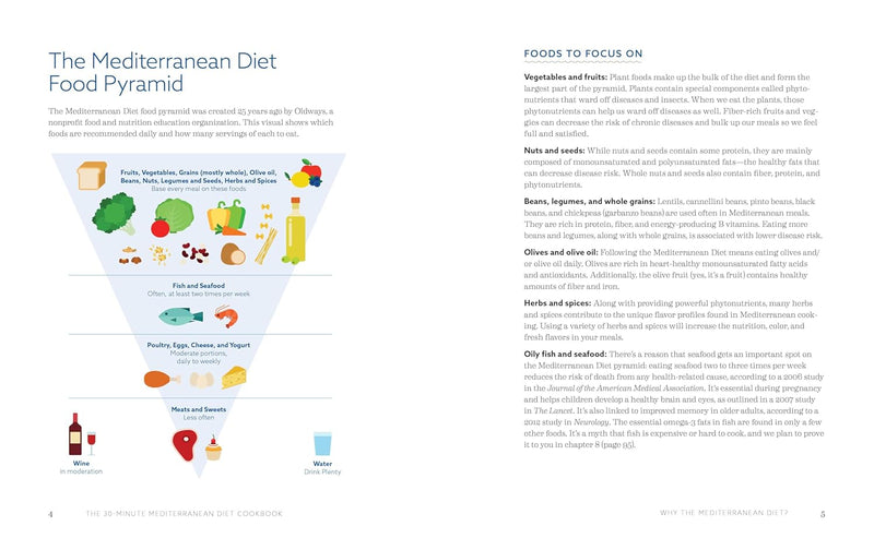 The 30-Minute Mediterranean Diet Cookbook (Spiral Bound)