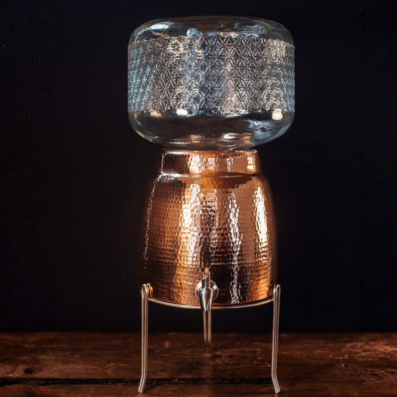 Niagara Copper Water Dispenser with Lid Water Dispensers