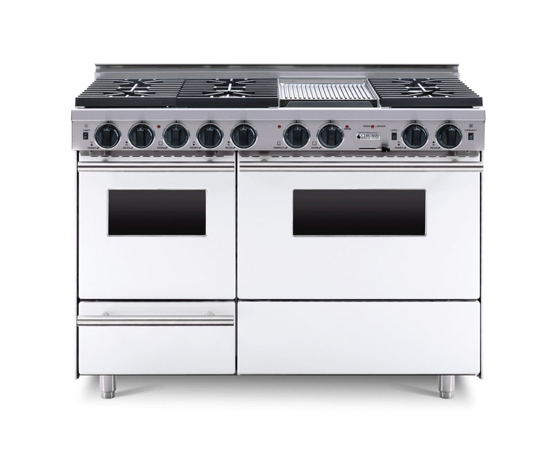 48” True Dual-Fuel Self-Cleaning Convection Range with Sealed Burners