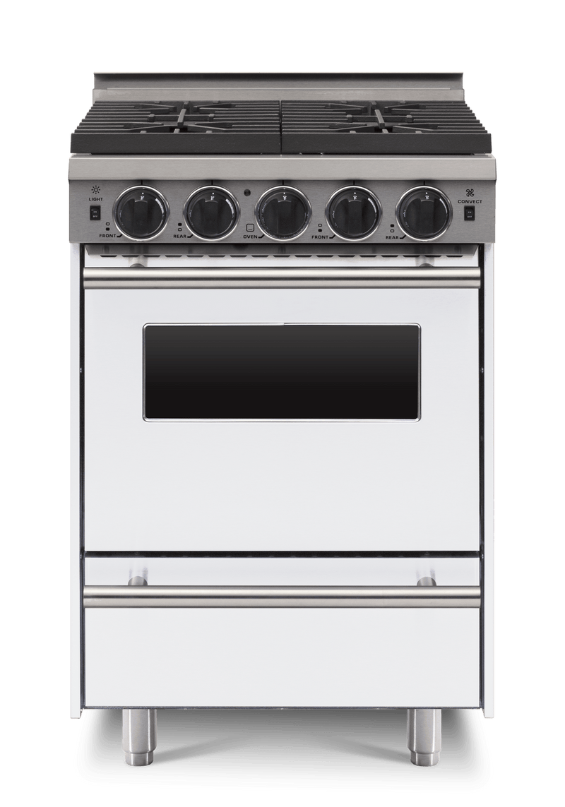 24” LP All-Gas Convection Range - Open Burners